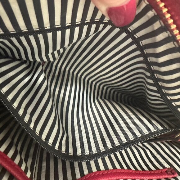 Kate Spade Red Round Top Medium Satchel - Picture 6 of 10